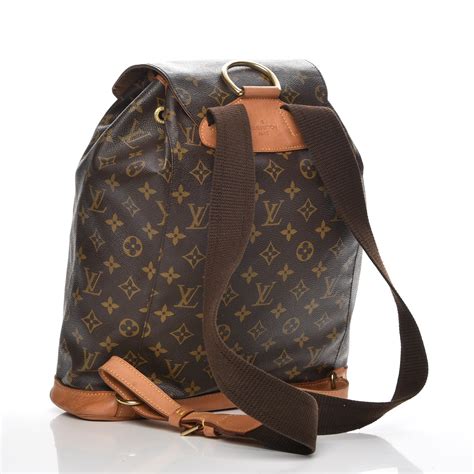 lv montsouris gm size|LOUIS VUITTON Monogram Montsouris GM Backpack.